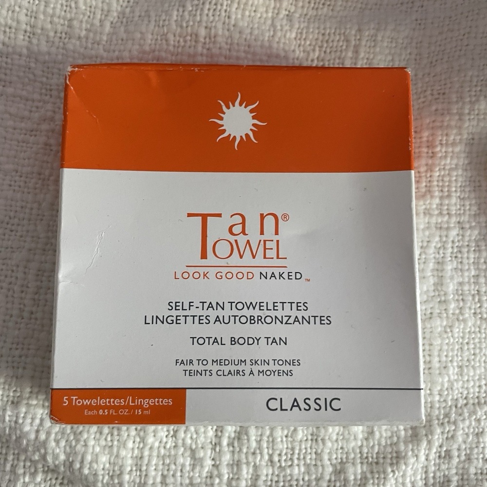 Tan Towel Look Good Naked Full Body Plus 5 Pack‎ Fresh Summer Vacation